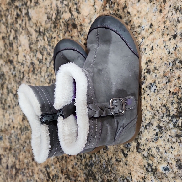 Toddler Stride Rite Leather Boots Size 10 - Picture 3 of 8